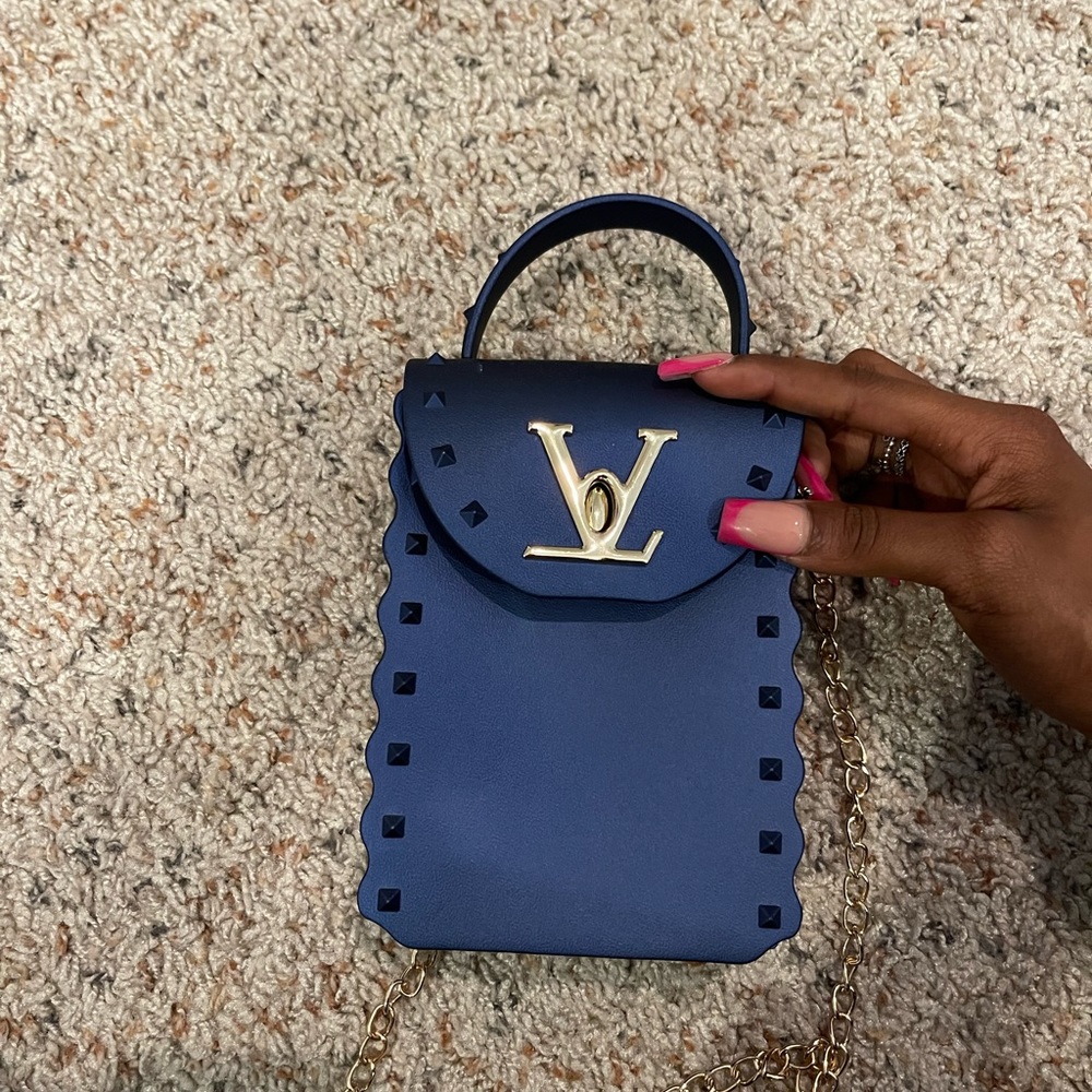 Dark blue crossbody bag